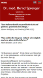 Mobile Screenshot of bernd-sprenger-berlin.de